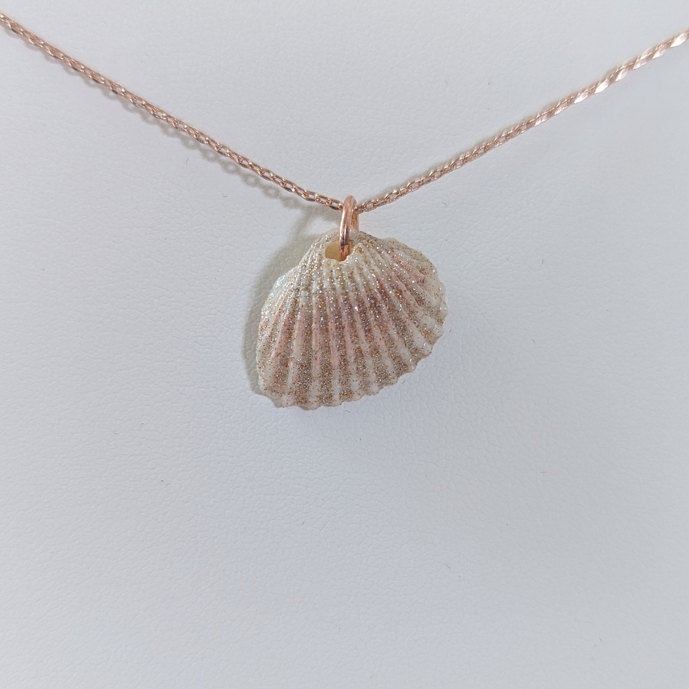 Coastal seashell necklace
